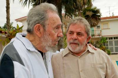 Fidel Castro y Lula