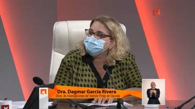 Doctora Dagmar García Rivera, Directora de Investigaciones del Instituto Finlay de Vacunas