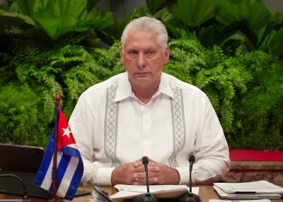 Presidente cubano, Miguel Díaz-Canel Bermúdez