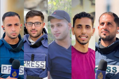 El equipo de Al Jazeera asesinado por Israel