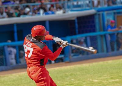 Los conjuntos de Industriales y Mayabeque efectuaron este 25 de enero el quinto duelo de la serie de playoffs en el estadio Latinoamericano