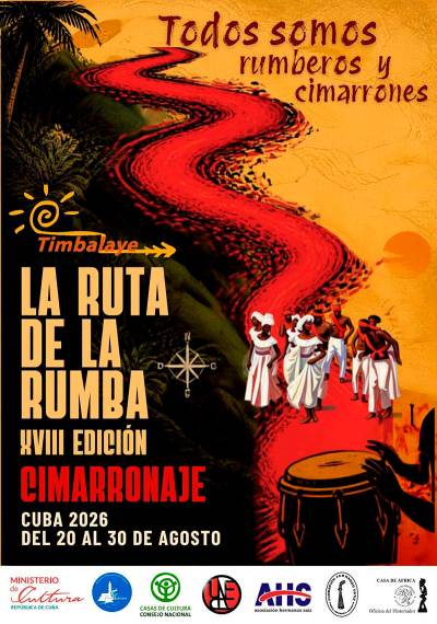 Bajo el lema Todos somos rumberos y cimarrones, esta edición está dedicada a los Cabildos de Nación, las casas Templo y al aniversario 30 del programa de la UNESCO La Ruta de las Personas Esclavizadas, una iniciativa crucial para romper el silencio sobre la historia de la esclavitud y visibilizar la herencia africana en América Latina y el Caribe. Foto: Cortesía del evento