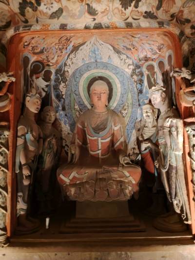 Las Grutas de Mogao, por ejemplo, eran una parada obligatoria en el trayecto de la Ruta de la Seda hace unos mil años atrás