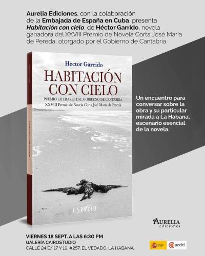 Habitación con cielo, es la primera novela escrita por el fotógrafo español Héctor Garrido