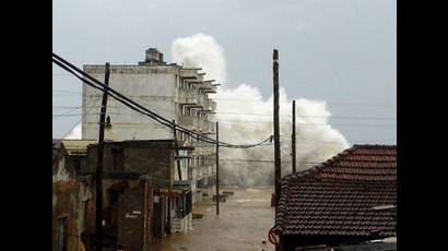 Estragos del huracán Ike en Baracoa