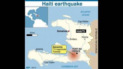 Epicentro del sismo