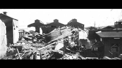 Santiago de Cuba tras el terremoto de 1932