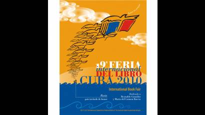 Cartel de la 19 Feria Internacional del Libro Cuba 2010