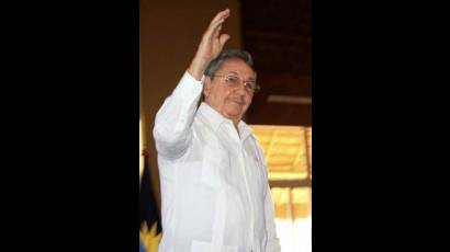 Raúl Castro en la Cumbre de la Cumbre de líderes de América Latina