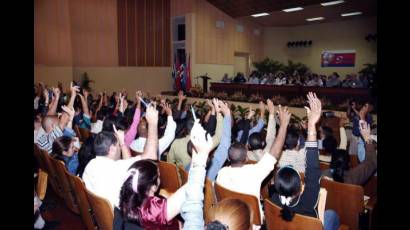 Asamblea provincial de la UJC en la capital