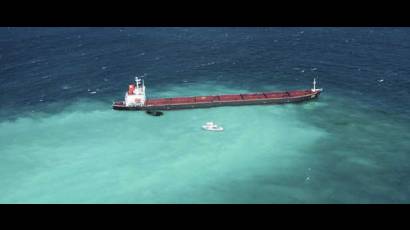 Causó carguero chino importantes daños a corales australianos