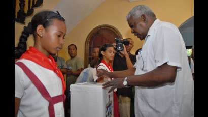 Votaciones del proceso electoral en el municipio de Playa