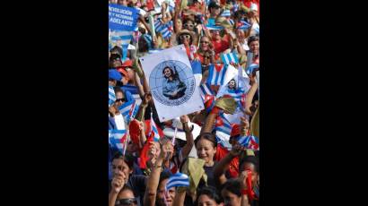 Las mujeres cubanas en el Primero de Mayo