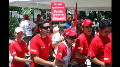 Concentración por salud de Chávez