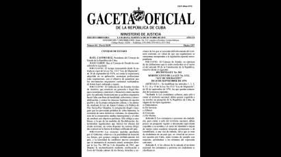 Gaceta Oficial 