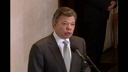 Juan Manuel Santos en la Corte Constitucional de Colombia.