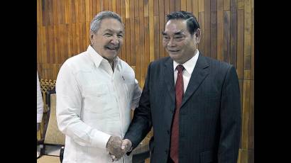 Recibe Raúl a dirigente del Partido Comunista de Vietnam