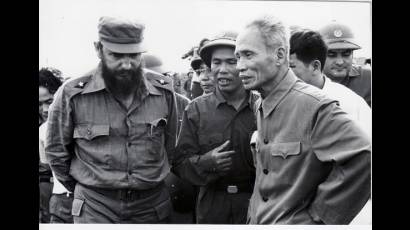 Recuerdos de Fidel en Vietnam