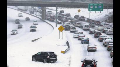 Poderosa tormenta de nieve en USA