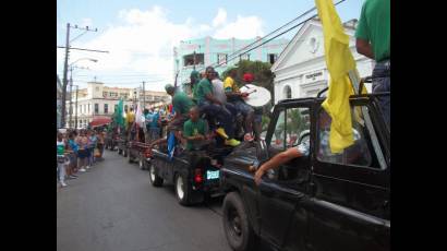 Recibimiento del pueblo pinareño a sus campeones