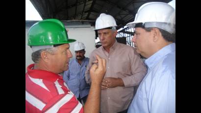 Recorrió Miguel Díaz-Canel sectores clave