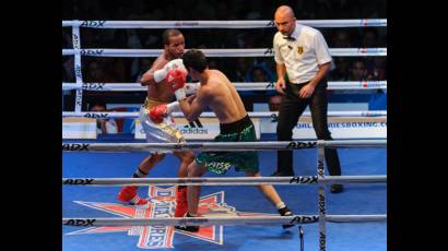 Pugilista cubano Roniel Iglesias 