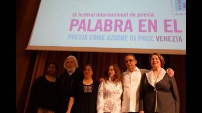 Antonio Guerrero en el Festival de Poesía de Venecia