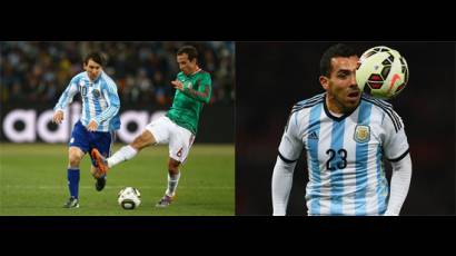 Lionel Messi y Carlos «el Apache» Tévez