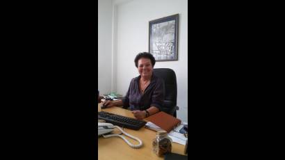 Olga Marta Pérez es directora de Ediciones Unión