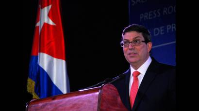 Bruno Rodríguez Parrilla, canciller cubano