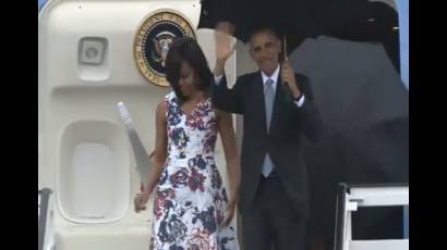 Barack Obama llega a La Habana