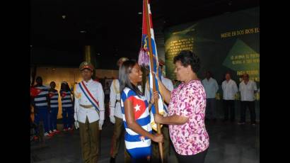 La comitiva de la Isla fue abanderada este jueves en el Memorial José Martí de la capital