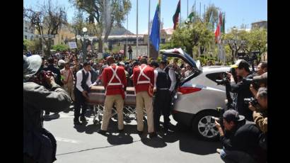 Población se vuelca a Palacio de Gobierno