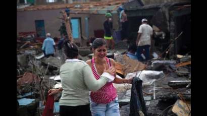 La triste realidad de haber perdido todo la comparten muchos habitantes