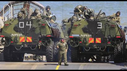 La OTAN intensifica sus ejercicios bélicos en un cerco a Rusia. 