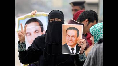 Seguidora de Hosni Mubarak