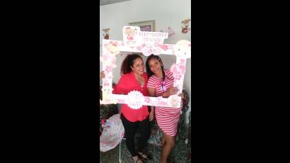 En una fiesta de Baby Shower 