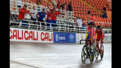 Marlies Mejías triunfa en la final del scratch en Barranquilla 2018