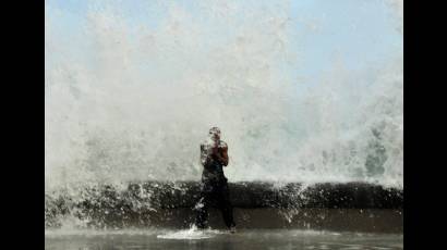 Penetraciones del mar en zonas del Vedado