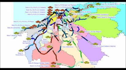 Rutas de metrobuses