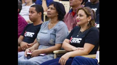 En la histórica Universidad de La Habana, símbolo de rebeldía nacional, se realiza el balance de la UJC como parte del proceso orgánico del 11no. Congreso de la organización juvenil