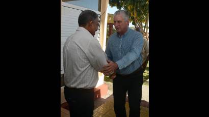 Visita del mandatario cubano a Guantánamo