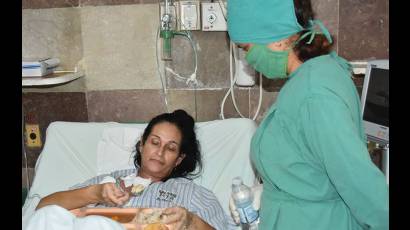 Yaquelín permaneció 37 días en una unidad de cuidados intensivos del hospital Manuel Fajardo Rivero en Villa Clara