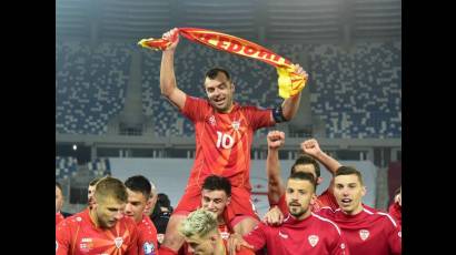 Goran Pandev fue el héroe en la clasificación de los macedonios a la Eurocopa