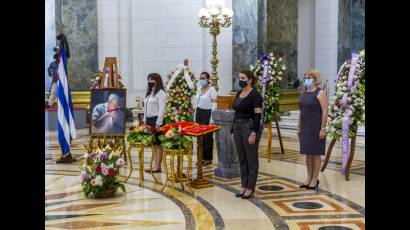 Honras fúnebres al Dr. Eusebio Leal Spengler 