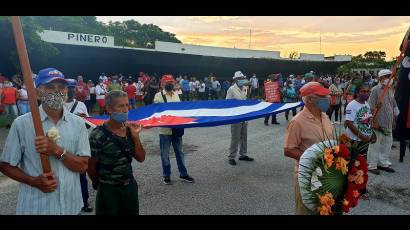Homenaje a Camilo Cienfuegos en Isla de la Juventud. 