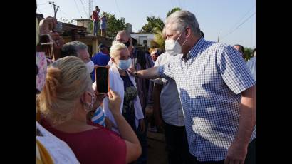 Visita de Miguel Díaz-Canel a Artemisa