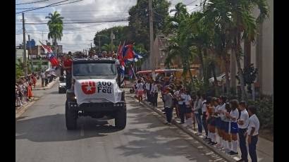 La Caravana de la Victoria en Ciego de Ávila transitó por ruta tomada por los Rebeldes hacia La Habana en enero de 1959. 