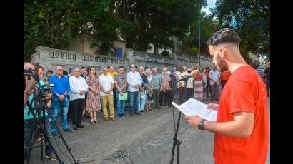 Homenaje a José Antonio Echeverría y sus compañeros de lucha