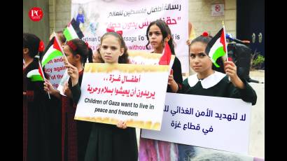 Las niñas y los niños palestinos no están a salvo de las bombas y atropellos israelíes ni en sus escuelas.